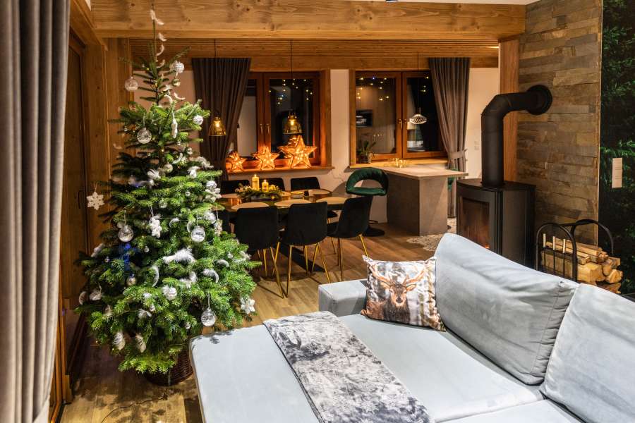 Zima w góralskiej  dolinie